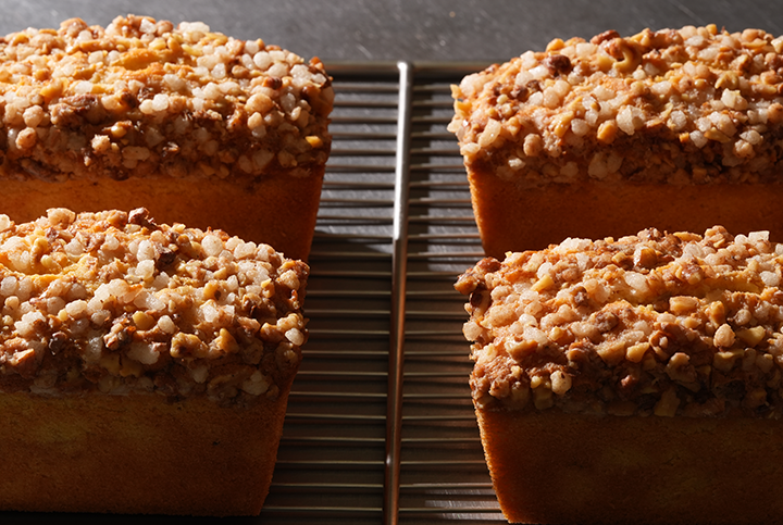 丹波栗のパウンドケーキ焼きたて